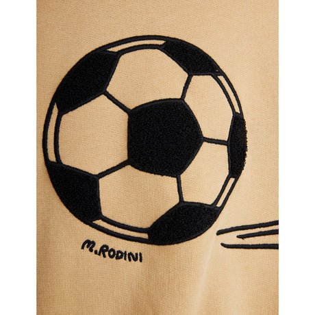 Mini Rodini Beige Football Chenille Collegegenser