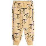 Mini Rodini Beige Alien City Fc AOP Sweatpants