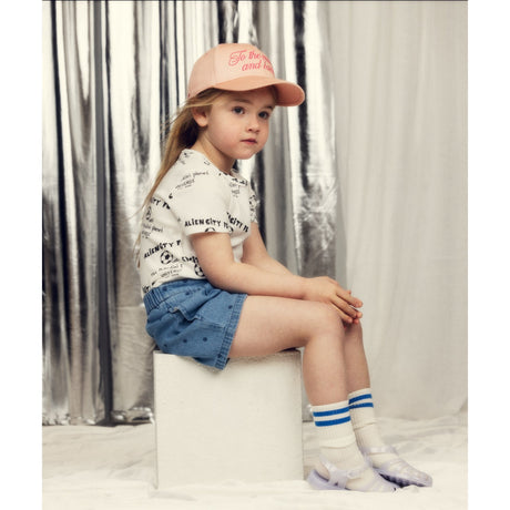 Mini Rodini White Alien City Fc AOP Ss Tee