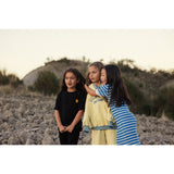 Mini Rodini Yellow To The Moon Emb Collegegenser