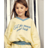 Mini Rodini Yellow To The Moon Emb Collegegenser