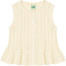 FUB Ecru Pointelle Topp