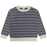 FUB Ecru/Sea Checked Crew