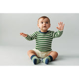 FUB Ecru/Pine Rib Bluse