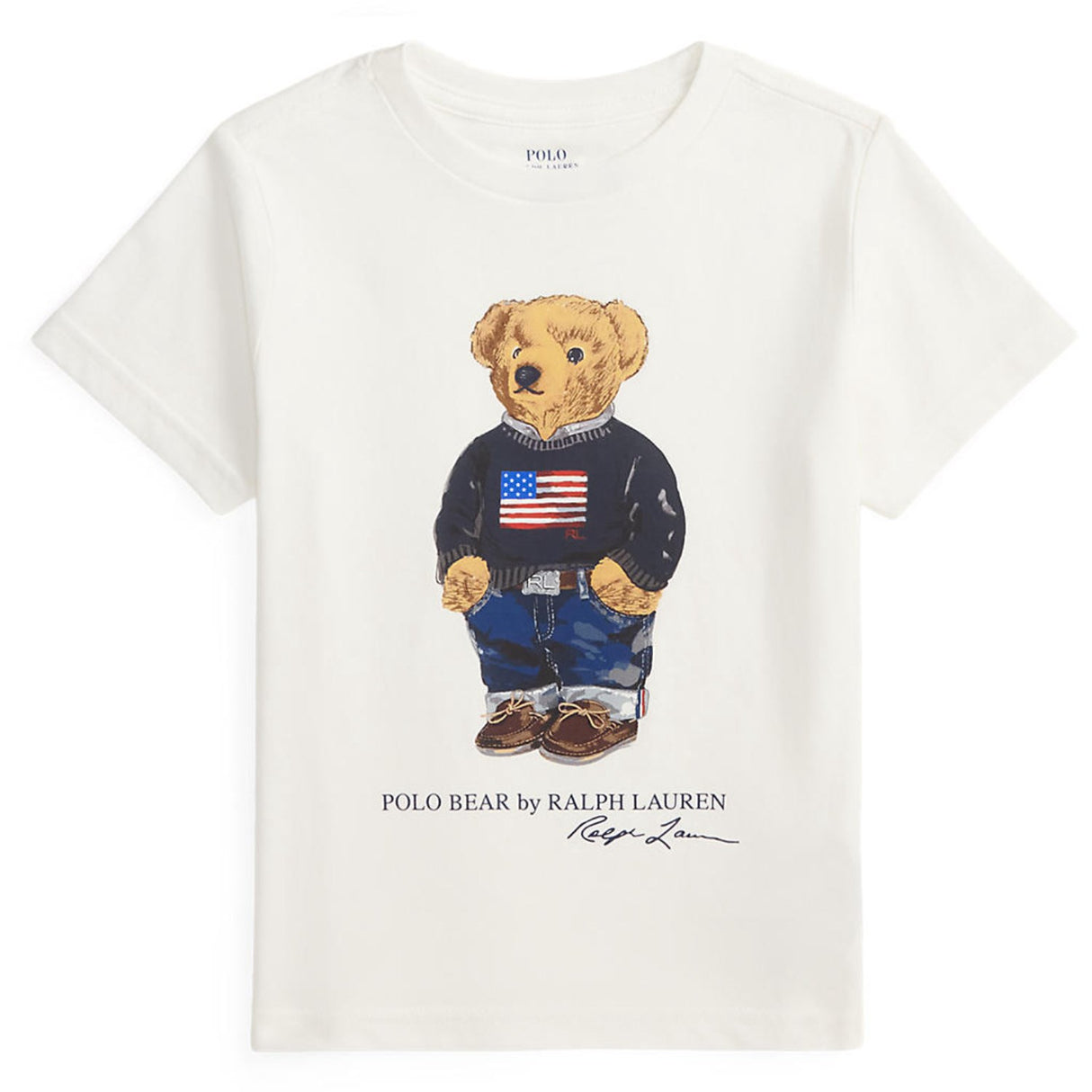 Polo Ralph Lauren White Core Bear Boy T-Shirt