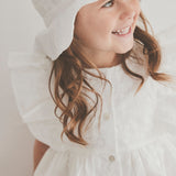 Huttelihut Antique White Summer Lue Embroidery