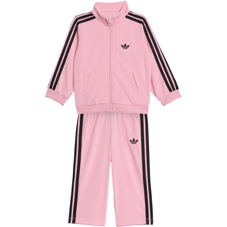 adidas Originals Light Pink/Black Firebird Ts Sweat Sett