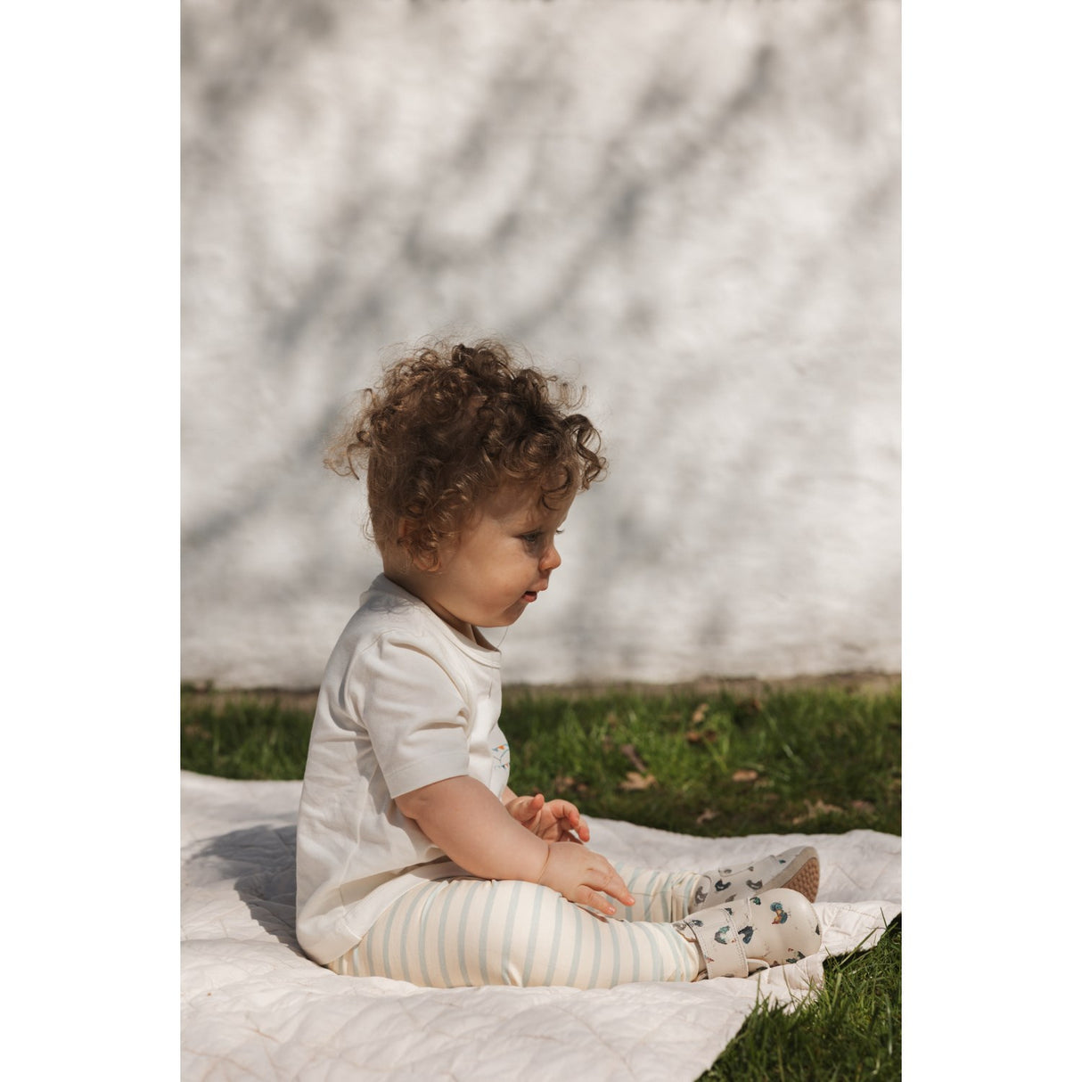 Petit Piao Infinity Striped PPSky Leggings