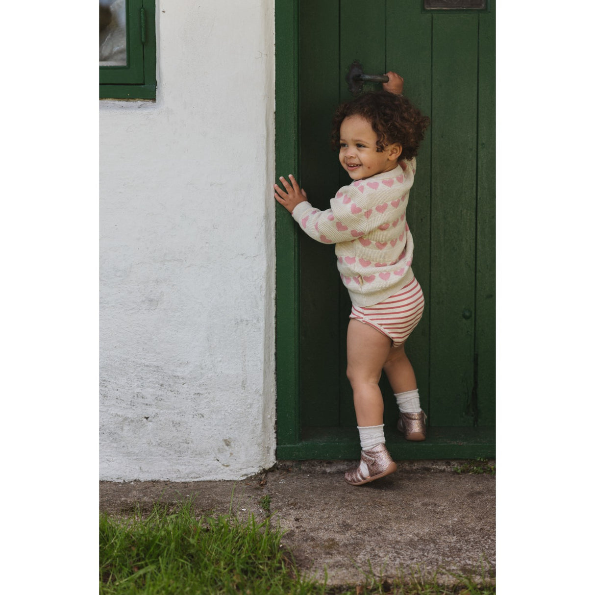 Petit Piao Dusty Rose Striped PPSky L_S Body