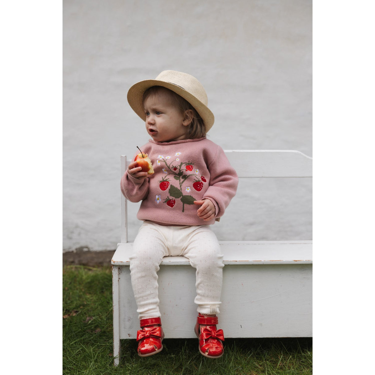 Petit Piao Dusty Rose PPEllen Strikk Pullover