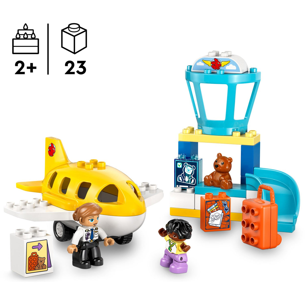 LEGO® DUPLO Town - Første Gang I Lufthavnen 10443