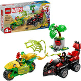 LEGO® Spidey - Spin Og Electros Jagt I Dinosaurkøretøjer 11198