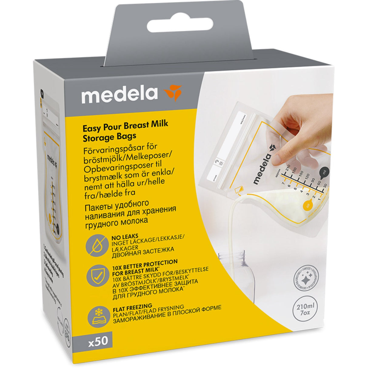 medela Easy Pour Oppbevaringsposer Til Brystmælk