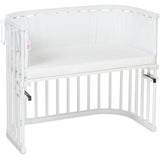 babybay® White Seng Bumper Waffle Piqué Honeycomb