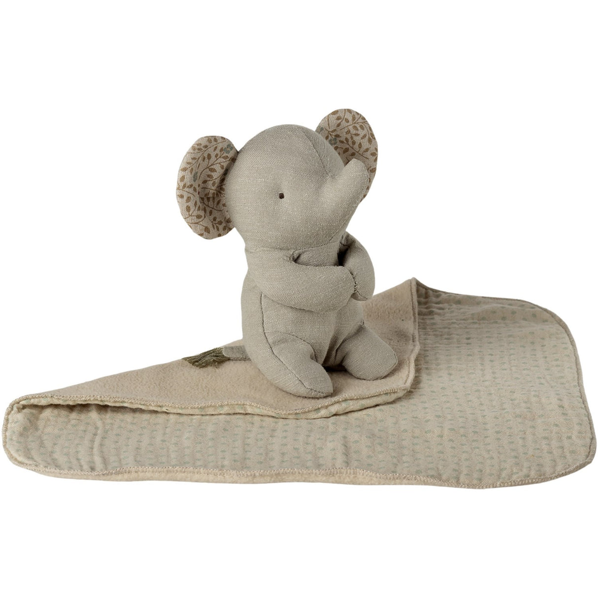 Maileg Lullaby Friends, Elefant, Mini, Grå