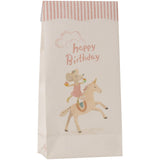 Maileg Papirspose - Happy Birthday - Unicorn, 12 Stk.