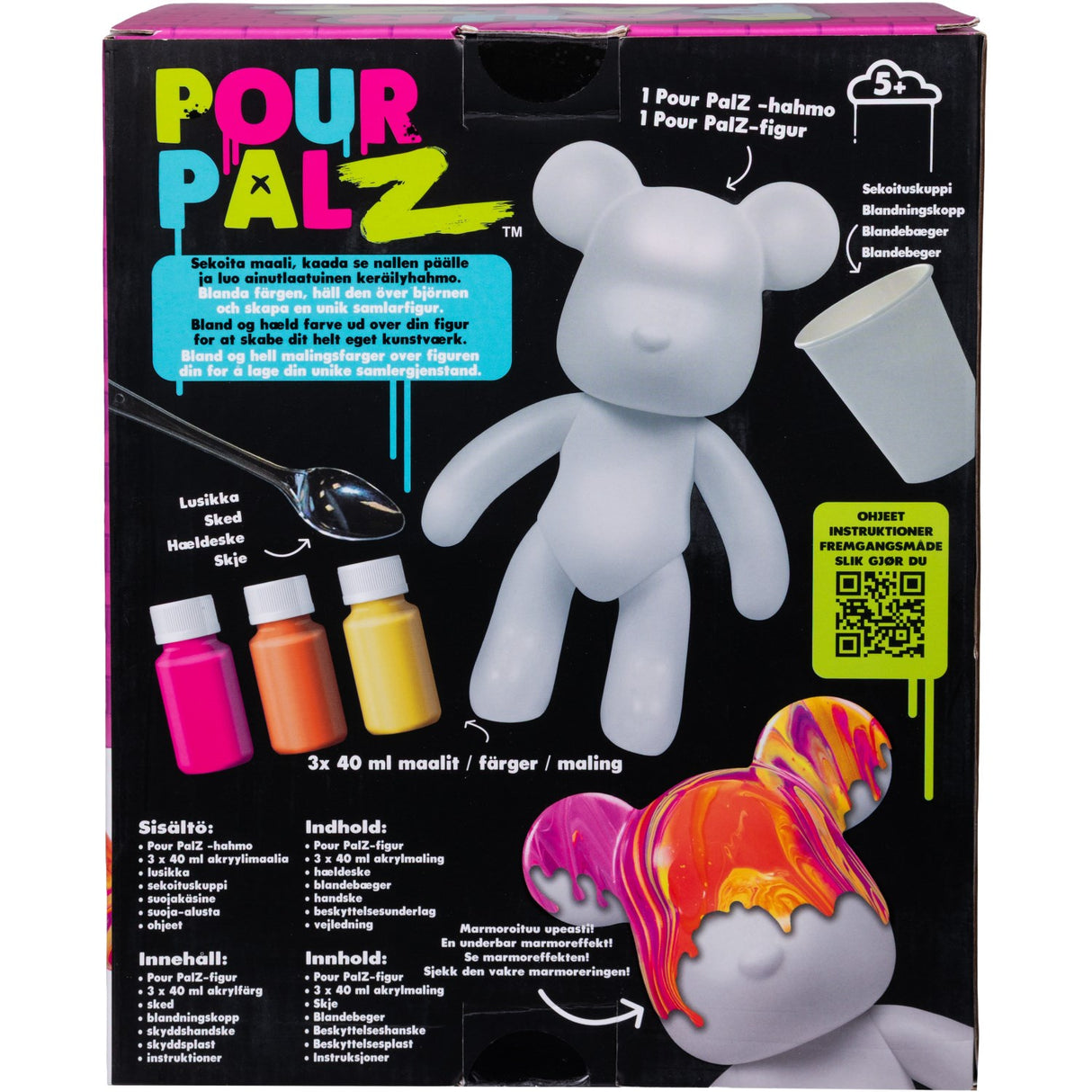 Pour Palz Diy Paint Bear Mango Magi