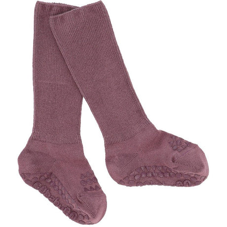 GObabyGO Bamboo Sokker Antislip Misty Plum