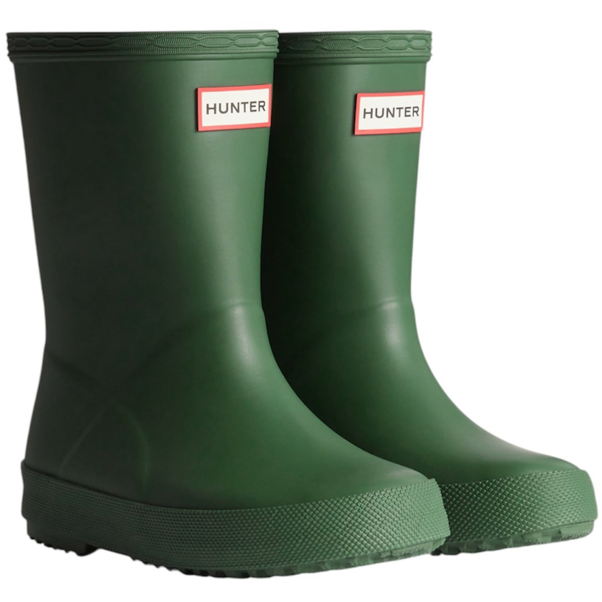 Hunter Hunter Green Kids First Gummistøvler