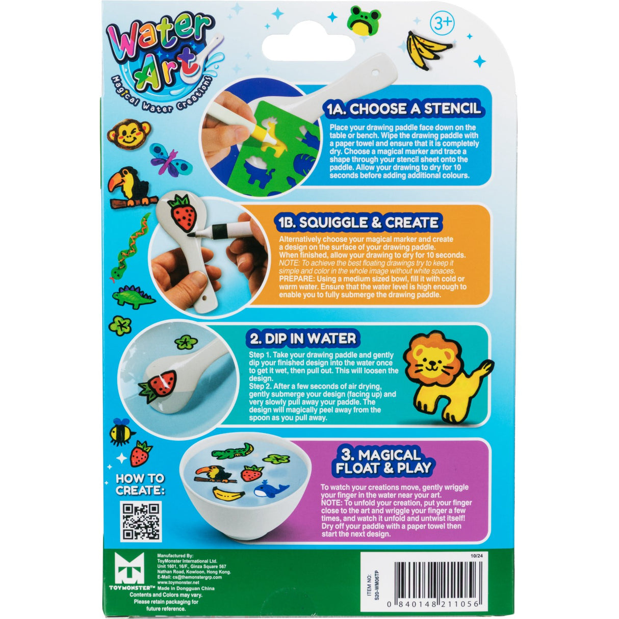 Water Art 6 Markører Safari Tema