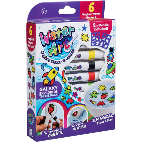 Water Art 6 Markører Galaxy Tema