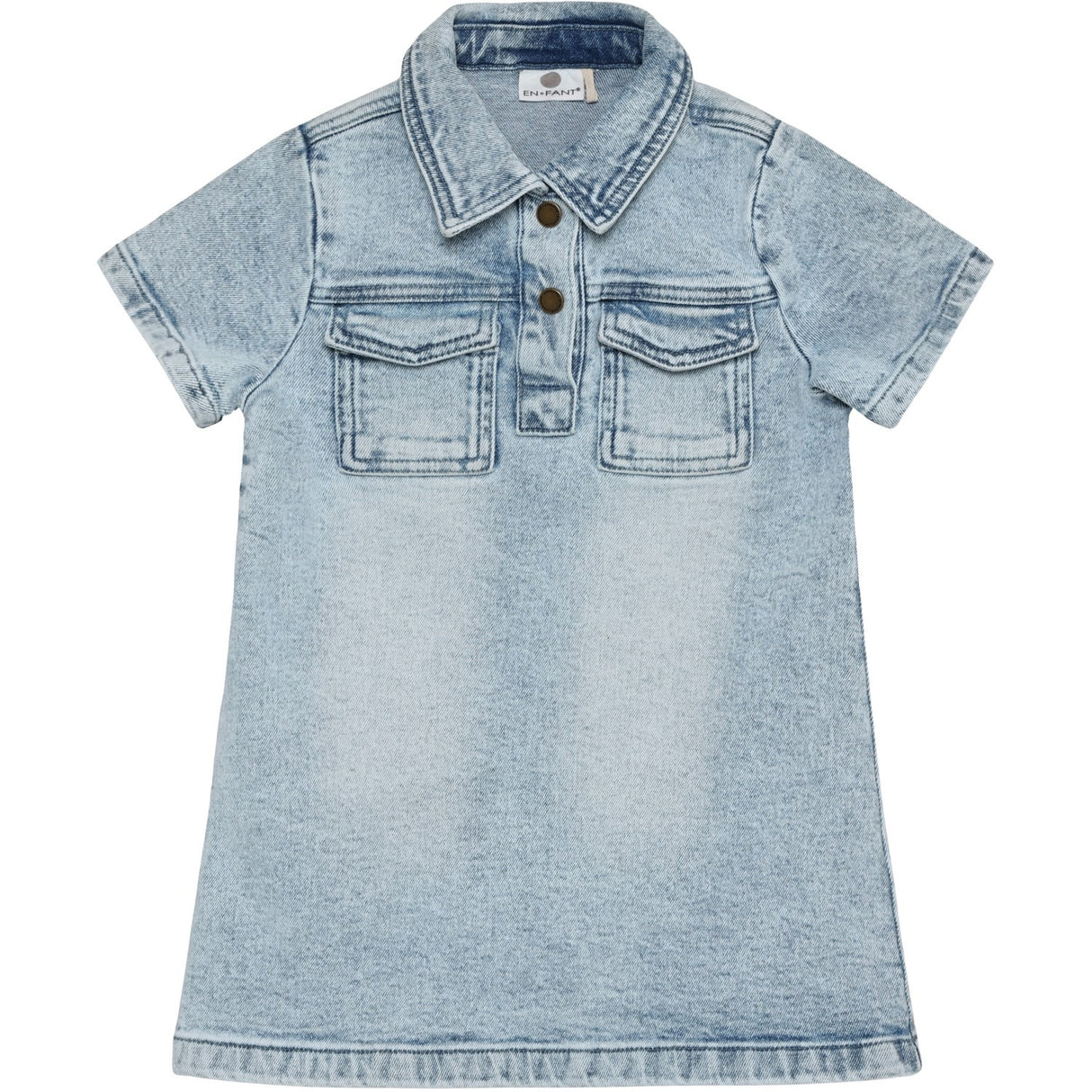 En Fant Light Blue Denim Kjole Denim