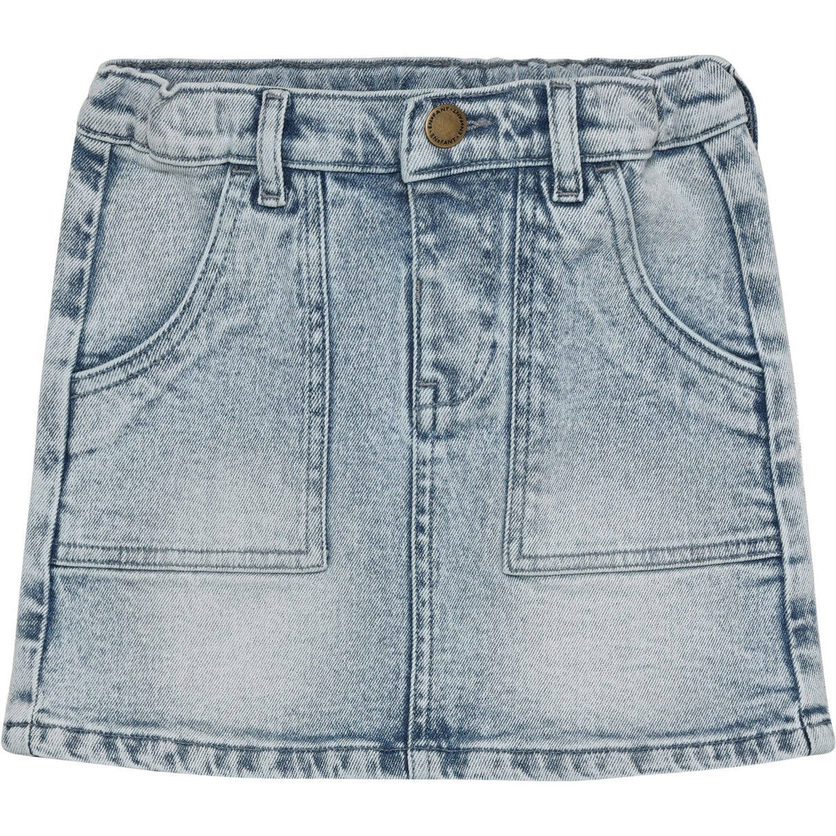 En Fant Light Blue Denim Skjørt Denim
