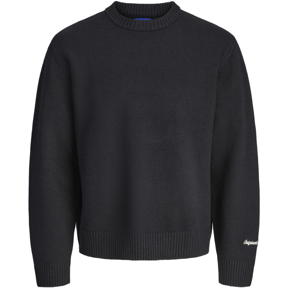 Jack & Jones Junior Black Jornorrebro Strikk Crew Neck Sn Jnr