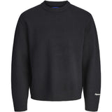 Jack & Jones Junior Black Jornorrebro Strikk Crew Neck Sn Jnr