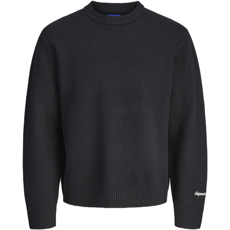 Jack & Jones Junior Black Jornorrebro Strikk Crew Neck Sn Jnr