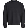 Jack & Jones Junior Black Jornorrebro Strikk Crew Neck Sn Jnr