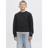 Jack & Jones Junior Black Jornorrebro Strikk Crew Neck Sn Jnr