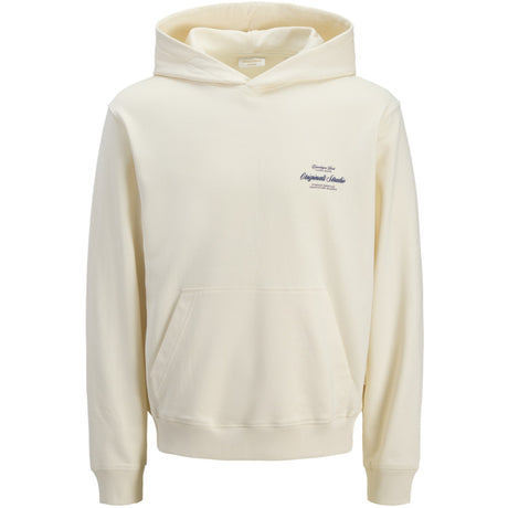 Jack & Jones Junior Antique White Jornorrebro Typo Back Sweat Hette Sn Jnr