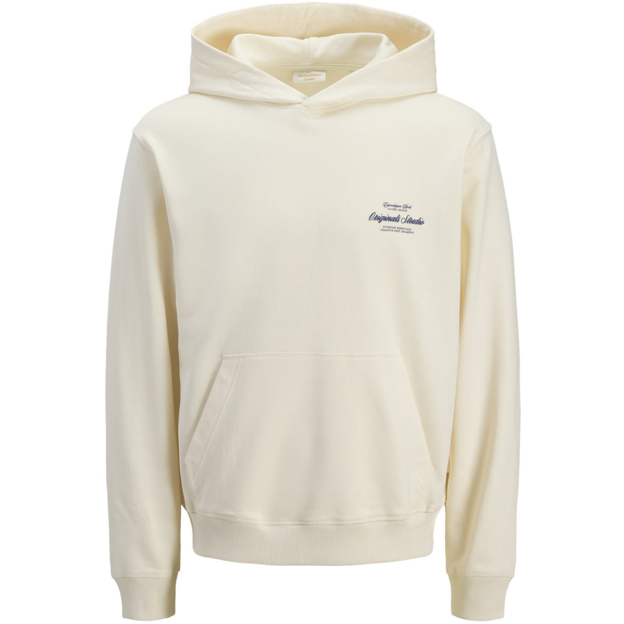 Jack & Jones Junior Antique White Jornorrebro Typo Back Sweat Hette Sn Jnr