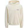 Jack & Jones Junior Antique White Jornorrebro Typo Back Sweat Hette Sn Jnr