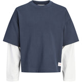 Jack & Jones Junior Outer Space Jcoecho Dobbel Layered Sweat Cn Jnr