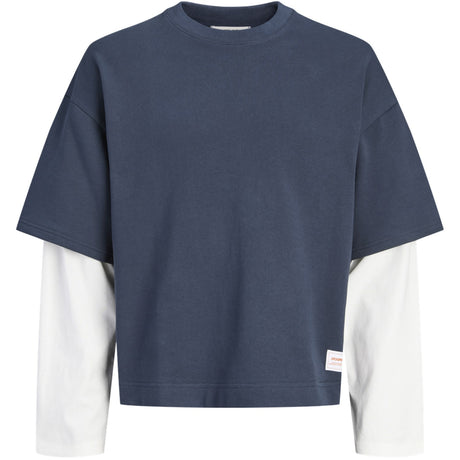 Jack & Jones Junior Outer Space Jcoecho Dobbel Layered Sweat Cn Jnr
