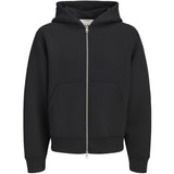 Jack & Jones Junior Black Jcolegacy Sweat Scuba Zip Hette Sn Jnr