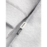 Jack & Jones Junior Light Grey Melange Jcolegacy Sweat Scuba Zip Hette Sn Jnr