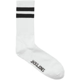 Jack & Jones Junior White Jactravis Tennis Strømper 5 Pakke Jnr