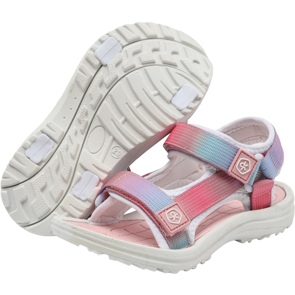Color Kids Bridal Rose Colorblock Sandaler M/ Borrelås