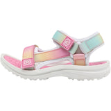 Color Kids Begonia Pink Colorblock Sandaler M/ Borrelås