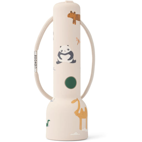 LIEWOOD Around The World / Sandy Gry Printed Lommelykt