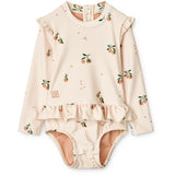 LIEWOOD Peach / Sea Shell Sille Baby Printed Badedrakt