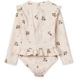 LIEWOOD Peach / Sea Shell Sille Printed Badedrakt