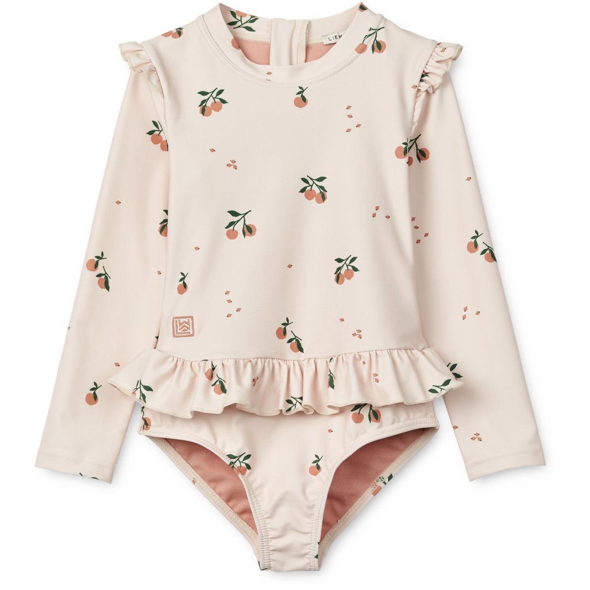 LIEWOOD Peach / Sea Shell Sille Printed Badedrakt