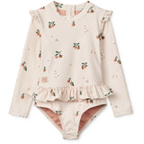 LIEWOOD Peach / Sea Shell Sille Printed Badedrakt