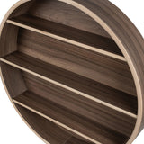 Curve Lab Walnut Round Hylle