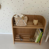 Curve Lab Walnut Small Curvy Bokhylle