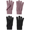 Name It Black Wistful Mauve Nkfmagic Glitter Hansker 2P